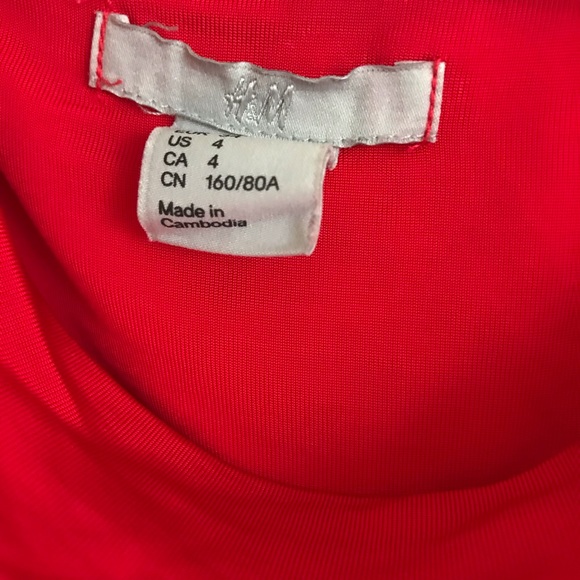 Red Hot Ruched Bodycon Dress - Picture 3 of 5